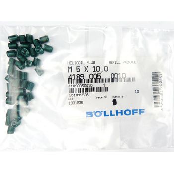 Böllhoff 4189 005 0010 Thread insert M5 x 10 Pack = 40 pcs. & Gt; unused! & Lt;