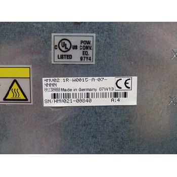 Rexroth HMV02.1R-W0015-A-07-NNNN MNR: R911309080