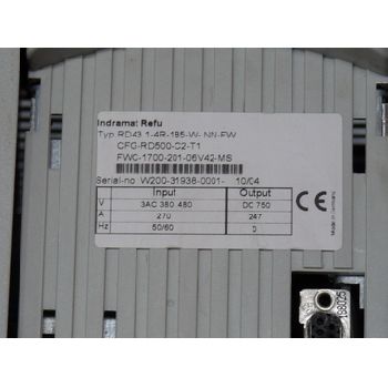Rexroth Indramat RD500 Refu RD43. 1-4R-185-W-NN-FW Drive & gt; unused! & Lt;