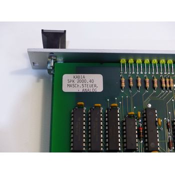 Kadia SPK 2000.40 EAU0100022 Masch.Steuer. + Analog