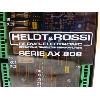 Heldt & amp; Rossi 808E 3500-150 Series AX808 AC Servo Drive SN: AX 9442307 6