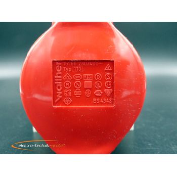 Walther BS4343 Type 110 power plug 230/400 ~