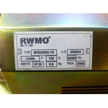 RWMO M1003S02-70 Radio interference suppression filter