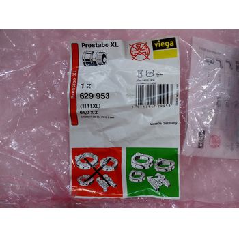 viega 629 953 (1111XL) 64.0 x 2 Prestabo XL Transition Piece & gt; unused! & Lt;