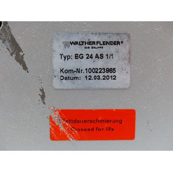 Walther Flender BG 24 AS 1/1 angular gear