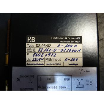 Hartmann & amp; Braun DS 96/02 digital display