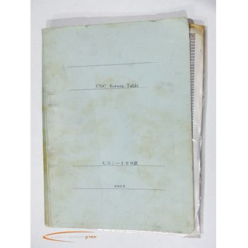 Nikken manual / English CNC-100? Rotary Table