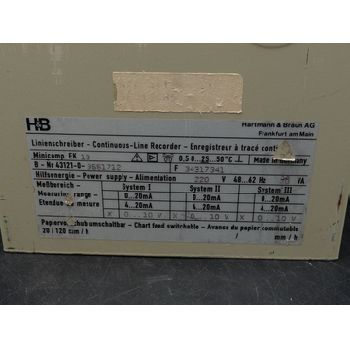 Hartmann & amp; Braun Minicomp EK13 line writer