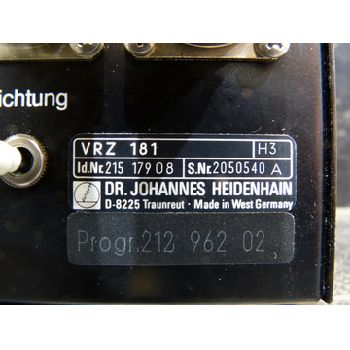 Heidenhain VRZ 181 counter digital display Id.No. 215 179 08
