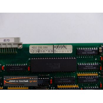 Philips 4022 226 3381 CENTR PROC MOD card