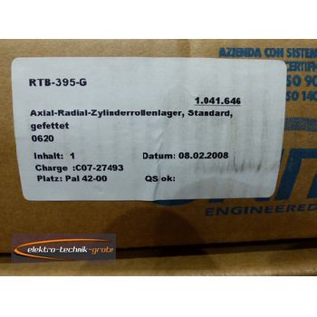 UNITEC RTB-395-G Axial Radial Cylindrical Roller Bearing & gt; unused! & Lt;