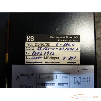 Hartmann & amp; Braun DS 96/02 digital display