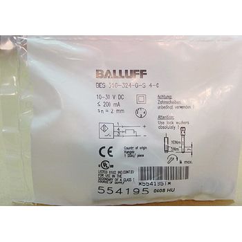 Balluff BES 516-324-G-S 4-C Initiator & gt; unused! & Lt;