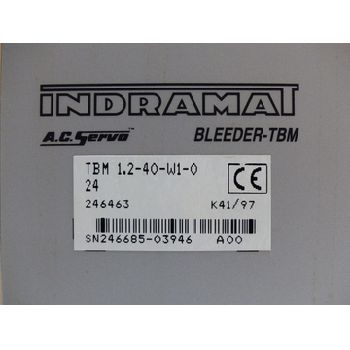 Indramat TBM 1.2-40-W1-0 Bleeder TBM