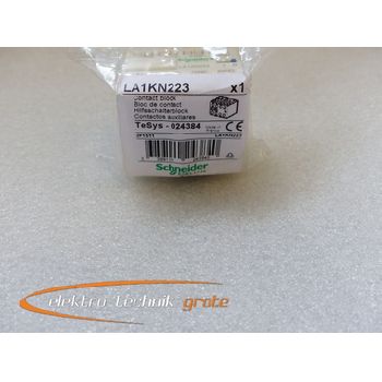 Schneider Electric auxiliary switch block LA1KN223 TeSys - 024384 unused in sealed original packaging