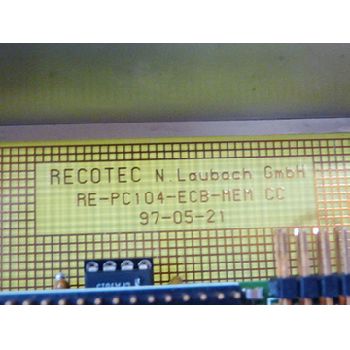 Wera CPU-SL4 RE-PC104-ECB-MEM CC 97-05-21 Profiler Recotec