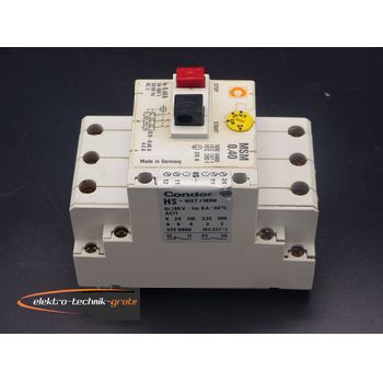 Condor MSM 0.40 motor protection switch + HS - MST / MSM auxiliary switch