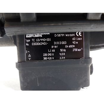 Brinkmann TC 63/440 + 001 submersible pump SN: 0303063401-31313003