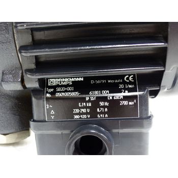 Brinkmann SB20 + 001 Suction pump SN: 0504005805-61801004