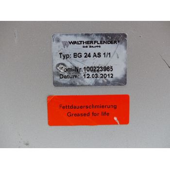 Walther Flender BG 24 AS 1/1 angular gear