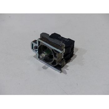 Schneider Electric ZB4 BW0B11 Auxiliary switch block, Ø 22, white Integral LED 1S, PU = 2 pieces & gt; unused! & Lt;