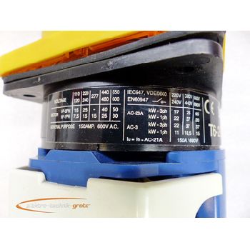 Klöckner Moeller and Kraus & amp; Naimer T6-2 / EA / SVB main switch - unused! -