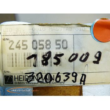 Heidenhain LID 311/351 Length measuring rod Id.No. 245 058 50 ML 350 mm -unused-