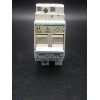 Hager xN 325 D1 25A 400V circuit breaker & gt; unused! & Lt;