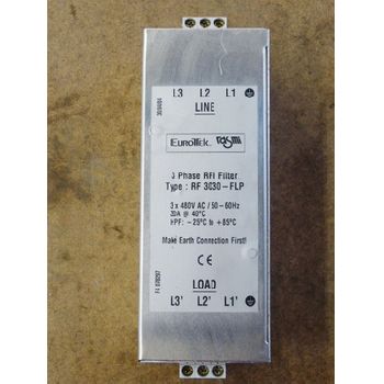Eurotek RF 3030-FLP 3 Phase RFI Filter
