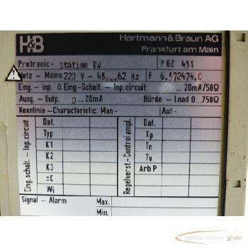 Hartmann & amp; Braun HIC-VI-081 Protronic Station IW P62 431