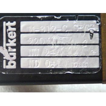 Bürkert M-312-C 2/2 way small valve with distributor block
