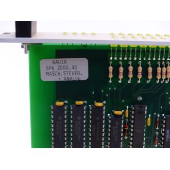 Kadia SPK 2000.40 EAU0100022 Masch.Steuer. + Analog