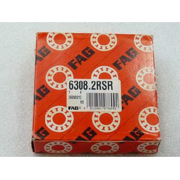 FAG 6308.2RSR Deep Groove Ball Bearing Rolling Bearings - Unused - in opened original packaging
