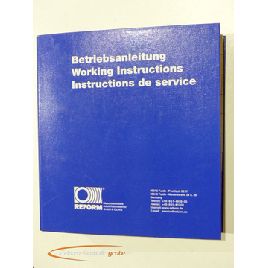 Reform Electrotechnical Documentation AR30 Type 19 Surface Grinding Machine