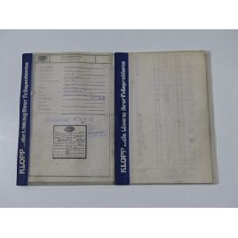 Klopp circuit documentation + master data for Klopp milling machine BSK / TNC 155