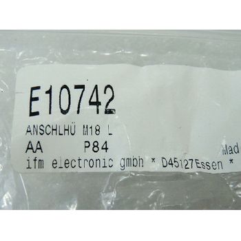 IFM electronic E10742 connection sleeve M 18 L M 24 x 1, 5 diameter 18 mm length 58 mm - unused - in open original packaging