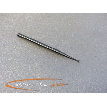 Measuring probe flat, ball Ø approx. 2 mm, Ø shank approx. 4 mm, length approx. 62.5 mm, manufacturer unknown -unused
