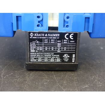 Kraus & Naimer KG160 with IEC 60947-3