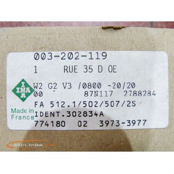 INA RUE 35 D OE Roller circulating unit 1 pair = 2 pcs. - unused! -