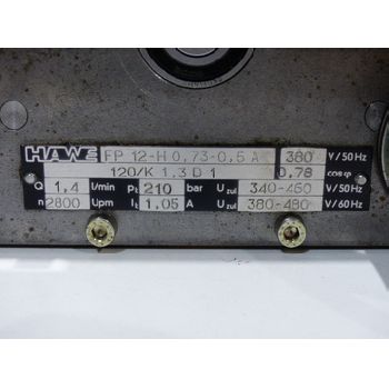 Hawe FP 12-H 0.73-0.5 A Compact pump set