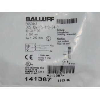 Balluff Inductive Sensor BOS 12M-PS-1YB-S4-C
