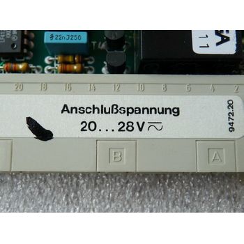 VEGAMET 507 F plug-in card - unused - in open ovp