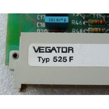 VEGATOR 525 F control chart
