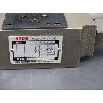 Nachi OCY-G01-W-Y-20 Throttle Check Valve