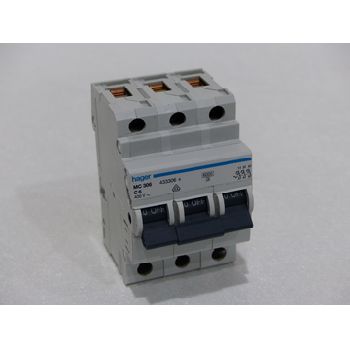hager MC 306 C6 400V ~ circuit breaker
