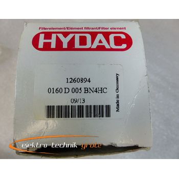 Hydac 0160 D 005 BN4HC Filter element 1260894 -unused