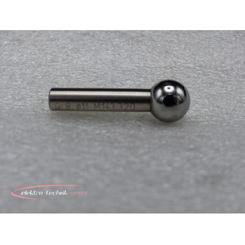 Probe round, ball Ø 11 mm, shaft Ø 6 mm, length 35.5 mm & nbsp; unused! & Lt;