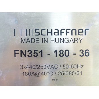 Schaffner FN351-180-36 line filter