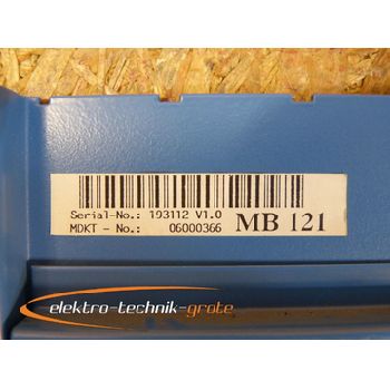 Mannesmann Demag MB 121 rack for NC4 control MDKT-No. 06000366