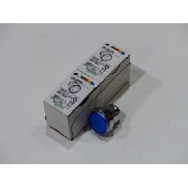 Schneider Electric ZB4 BW363 front panel illuminated pushbutton, Ø 22, blue, PU = 2 pieces & gt; unused! & Lt;